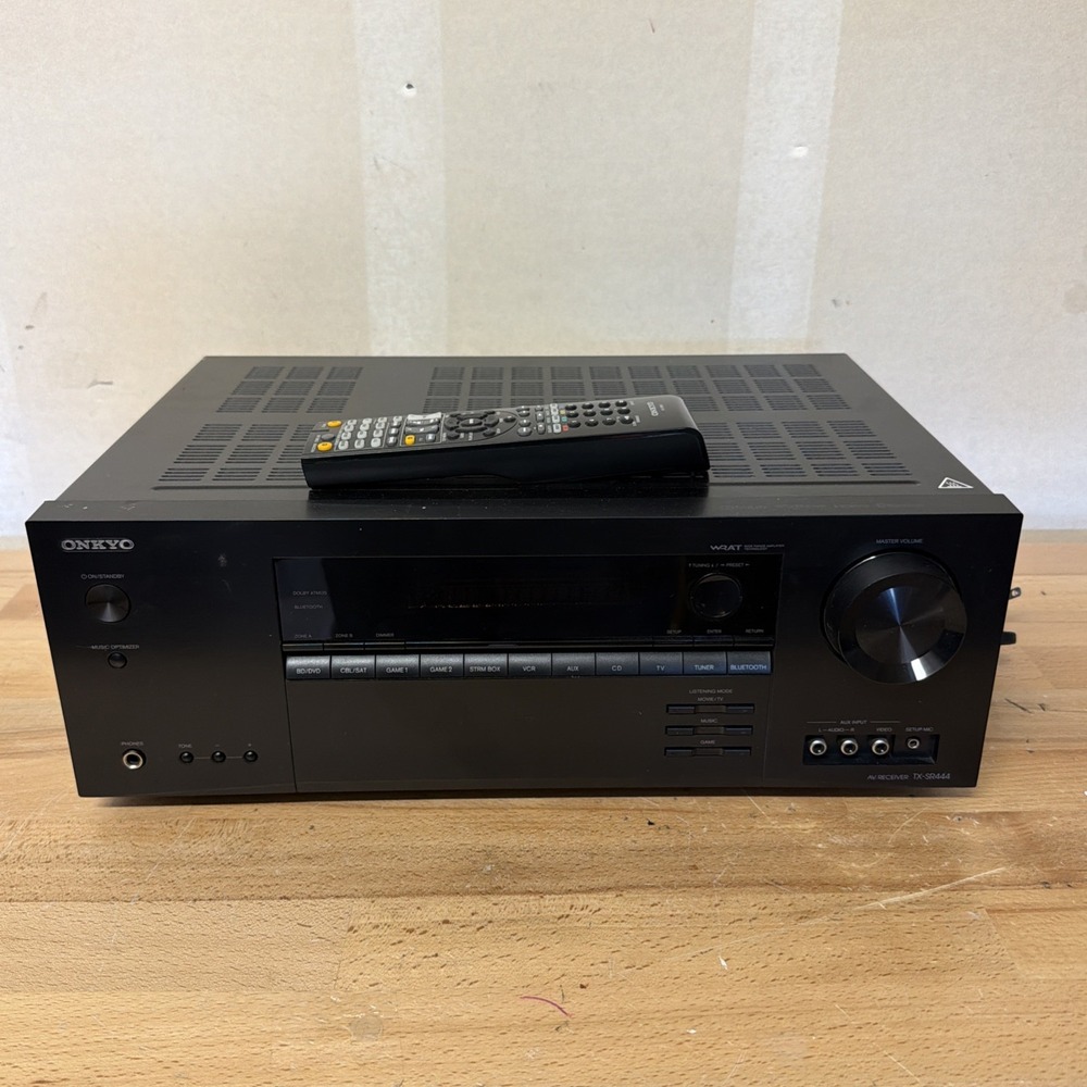 Onkyo TX-SR444 7.1-Channel 4K Ultra HD AV Home Theater Receiver